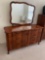 Dresser with matching mirror