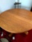 45 inch round oak table