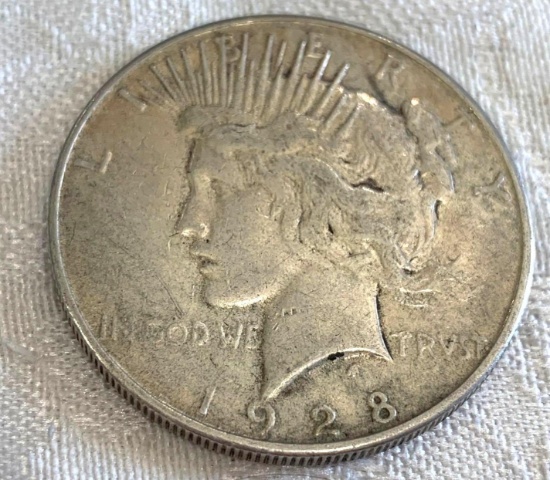 Peace silver dollar 1928S