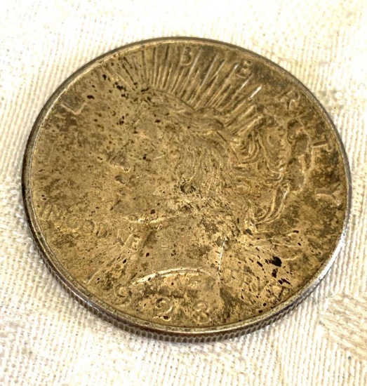 Peace silver dollar 1923