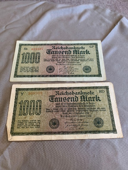 German currency 1922