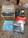 Approximately 50 record albums including Ricky skaggs