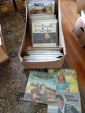 Approximately 75 record albums including boxcar Willie