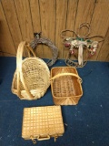 Baskets and wreaths