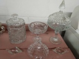 6 pieces Crystal glassware