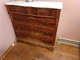 42 in vintage 6 drawer dresser