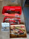 Tool box with contents including Craftsman