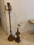 Two vintage lamps