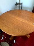 45 inch round oak table