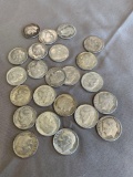 23 Silver Eisenhower dimes