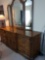 80 in dresser with mirror and lamp