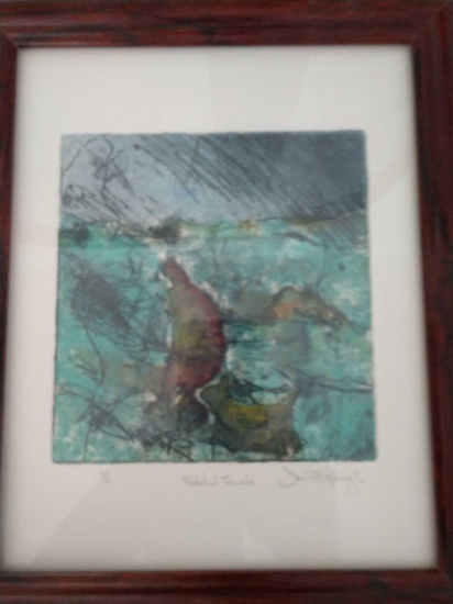 9 by 11 signed and numbered picture
