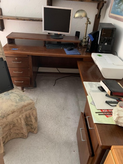 L-shaped desk