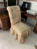 Flowered chair