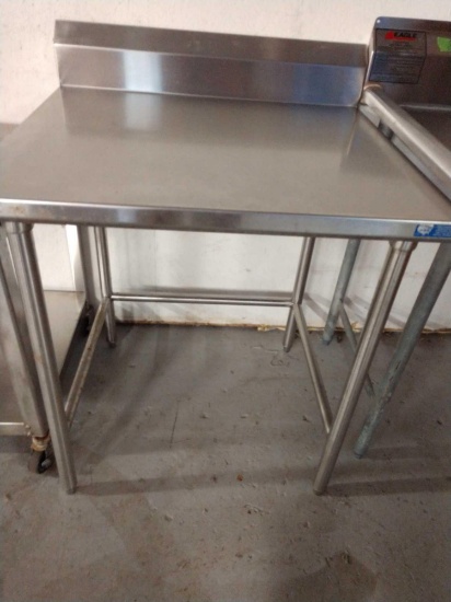 32 x 28 stainless steel table
