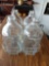 4 Sterling milk bottles with carrier