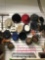 21 vintage hats 2- purse wall contents