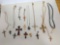 Lot of crucifixes and rosaries
