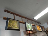 Set a four framed pictures with ladder display