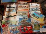 Hundreds of vintage postcards