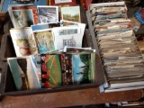 Hundreds of vintage postcards some sorted