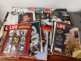 Large lot of vintage life magazines