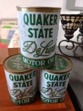 11 quarts of vintage Quaker State motor oil