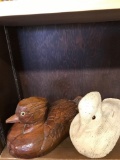 2- Wooden Ducks