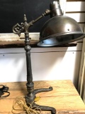 22 inch tall vintage metal lamp