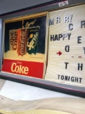 72 inch X 20 inch coke sign for letters