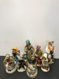 Lot of 8 figurines