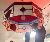 Stain glass hanging light