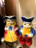 Shawnee boy and girl water pitchers