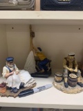 Five sailor figurines Old salts collection