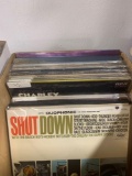 33 assorted records shut down with the Beach boys Kenny Rogers