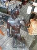 33-in doll ceramic statue