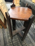 Old toledo wooden stool 1951