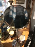 Barber mirror -cup and brush