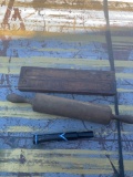 Small wooden rolling pin And other