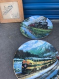 2- the empire builder plates and train picture