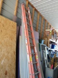 24-ft fiberglass extension ladder