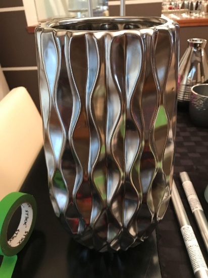 16 Inches metal vase