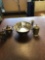Lot of Silverplated bowl,sugar and creamer misc.