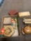 Wooden trinket boxes and miscellaneous