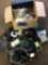 Box of assorted game controller and hook ups