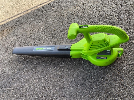 Green works electric blower