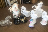 8- Unicorn figurines