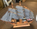 Wooden sail boat 13? x 10?