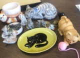Lot of assorted Cat figurines