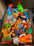 Toy figurine lot Spiderman Garfield and more